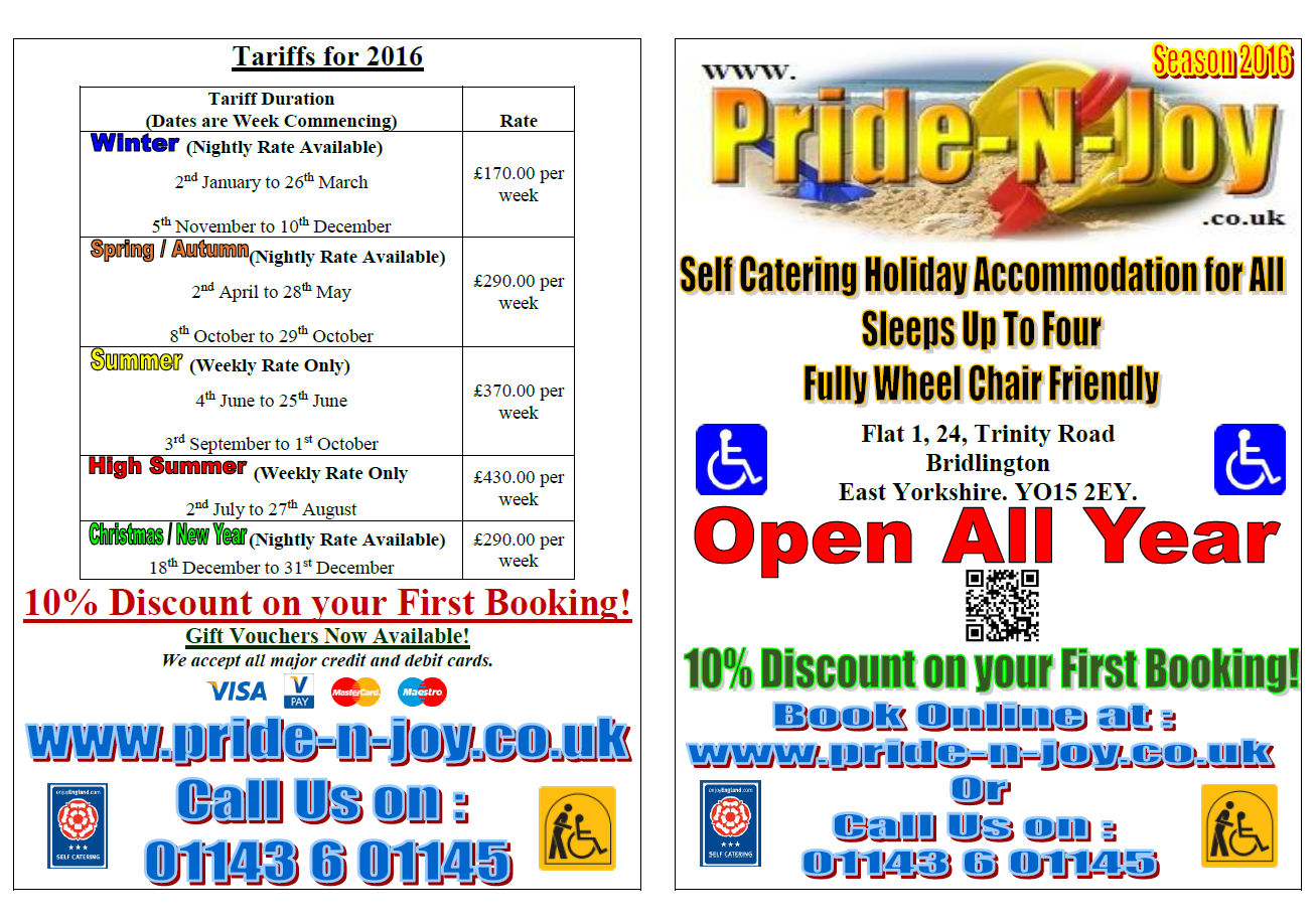 Pride-N-Joy Brochure